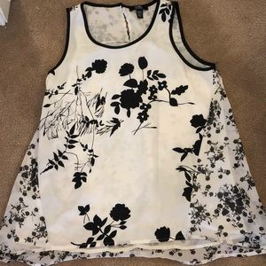 Chic floral tank top